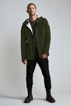 Chamarras Canada Goose Hombre Mexico - Nanaimo Chubasquero Verdes TY4706581